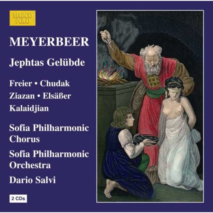 Dario / Sofia Philharmonic Orchestra / Andrea Chudak Salvi - Meyerbeer: Jephtas Gelubde (2CD)