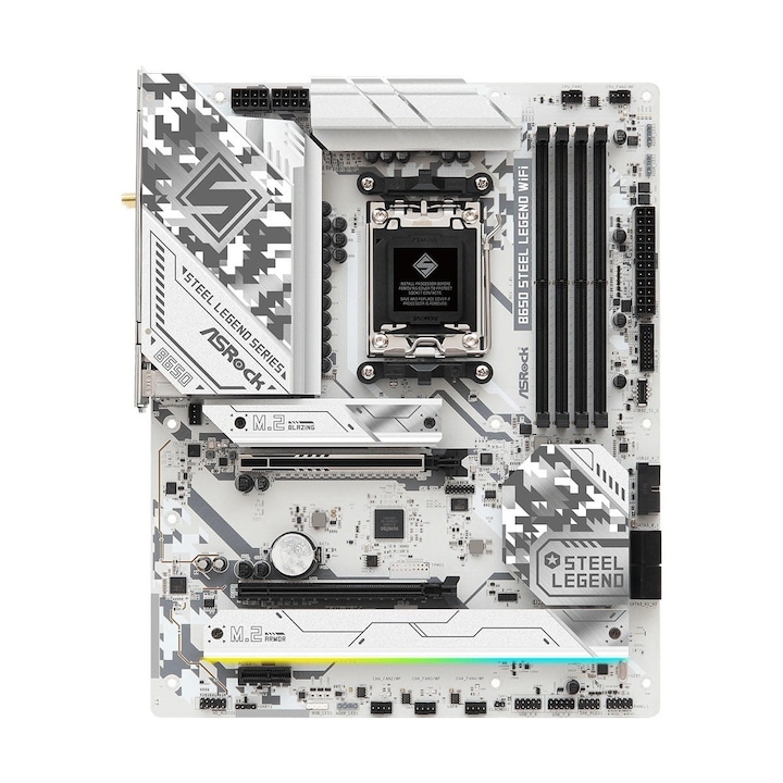 Дънна платка, ASROCK, B650 STEEL LEGEND, Wi-Fi 6E, DDR5-SDRAM, 305x244mm