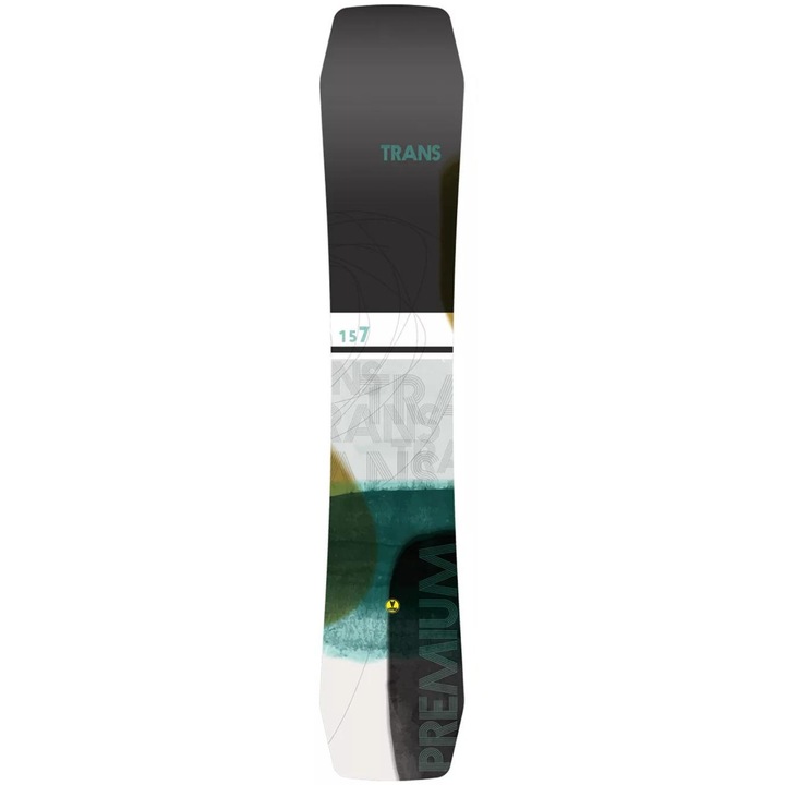 Placa Snowboard, Trans Premium Curry, Negru, 147 cm