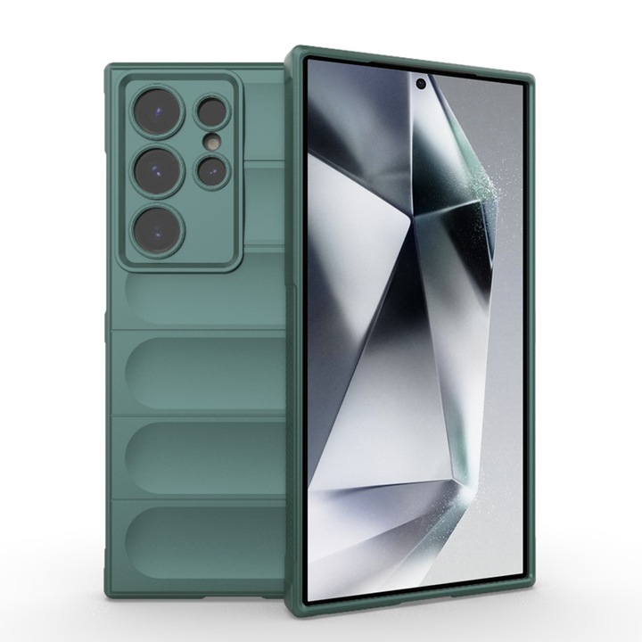 Кейс за Samsung Galaxy S24 Ultra - Techsuit Magic Shield - Зелен