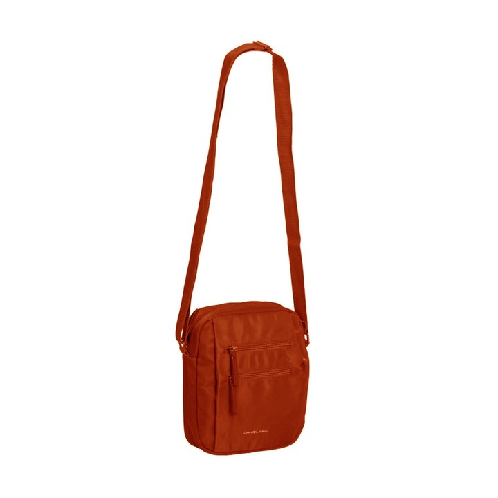 Borseta de barbati Daniel Ray, din nylon, seria Davenport, Portocaliu