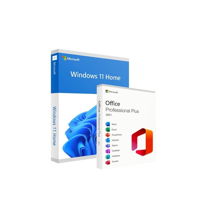 Microsoft Windows 11 Home + Office 2021 Pro Plus лиценз, USB