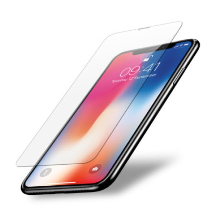 Противоударно защитно фолио за телефон, съвместимо с Apple, iPhone 15 Plus, прозрачно, безопасно стъкло