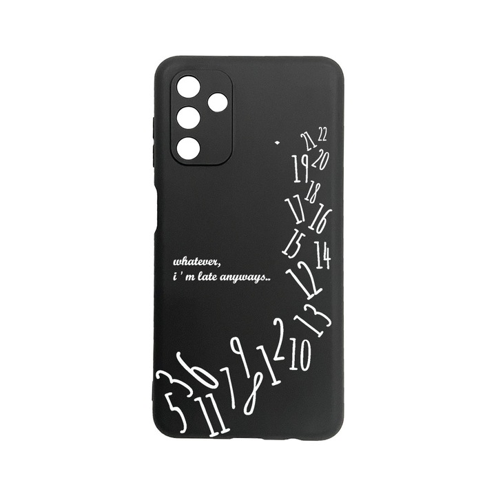 Husa BestCase® Slim SIlicon 0.8MM, съвместим със Samsung Galaxy A25, I'm Late Always, Защита на камерата, Устойчив на износване, c-B 141