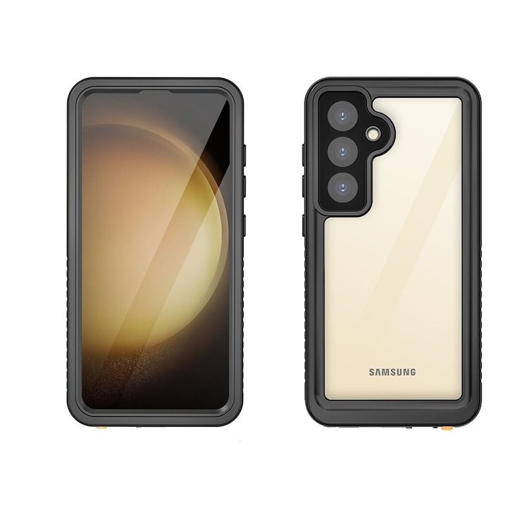 Капак за Samsung Galaxy S24 Plus ShellBox Waterproof IP68 Case Черен