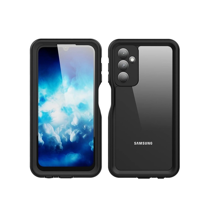 Husa pentru Samsung Galaxy A25 5G ShellBox Waterproof IP68 Case Black
