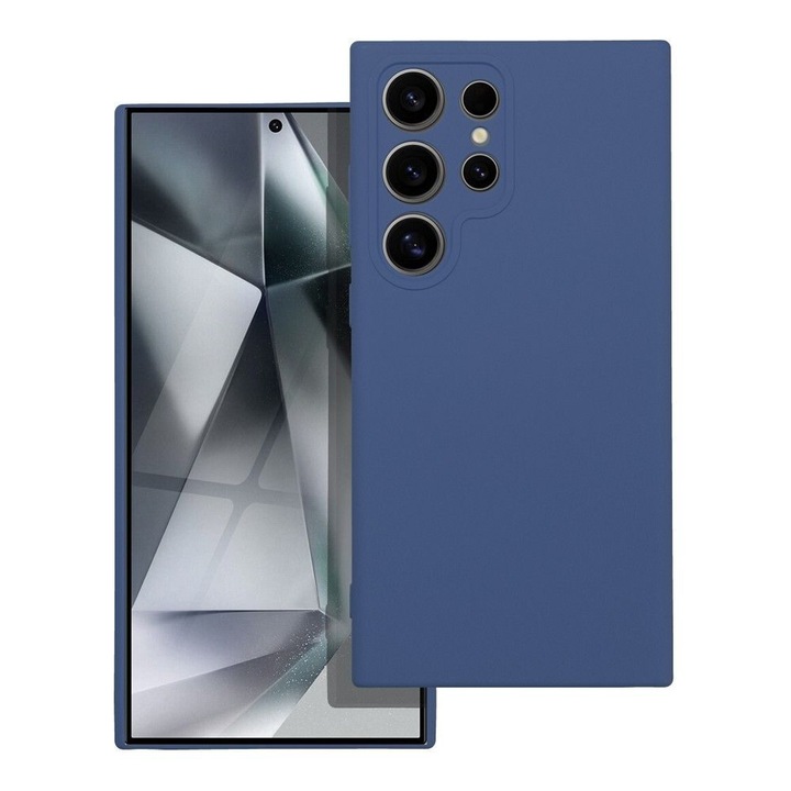 Кейс за Samsung Galaxy S24 Ultra ApcGsm Microfiber Liquid Silicone Blue
