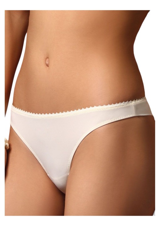 Бразилски бикини Jolidon D1148, Бял/Шампанско