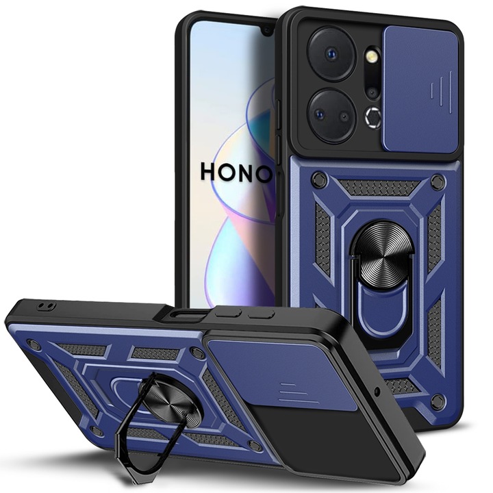 Кейс за Honor X7a - Techsuit CamShield Series - Син