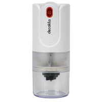 Rasnita de cafea fara fir Decakila KMCF029W, 15 W, incarcare USB, alb