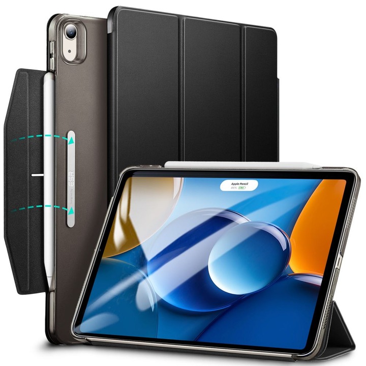 Защитен калъф за iPad Air 10.9 4/5/2020-2022/11 2024, ESR, черен