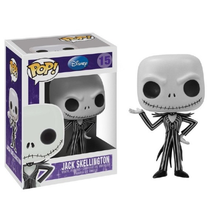 Figurina, FunKo, Disney NBX, Jack Skellington, 10cm, alb/negru, +3 ani