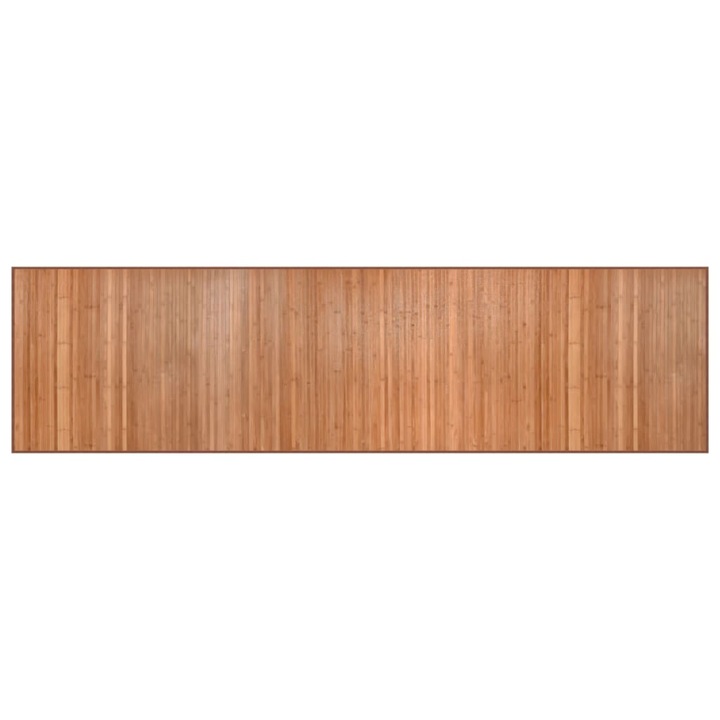 Килим vidaXL, Правоъгълен, Натурален, 80x300 см, Бамбук, 3.3 Kg