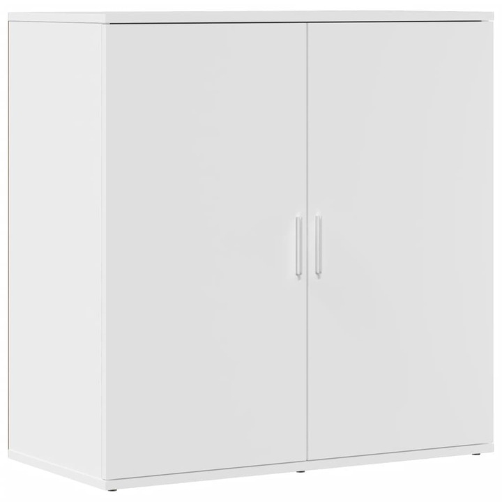 Servanta vidaXL, alb, 79x38x80 cm, lemn compozit, 25.35 Kg