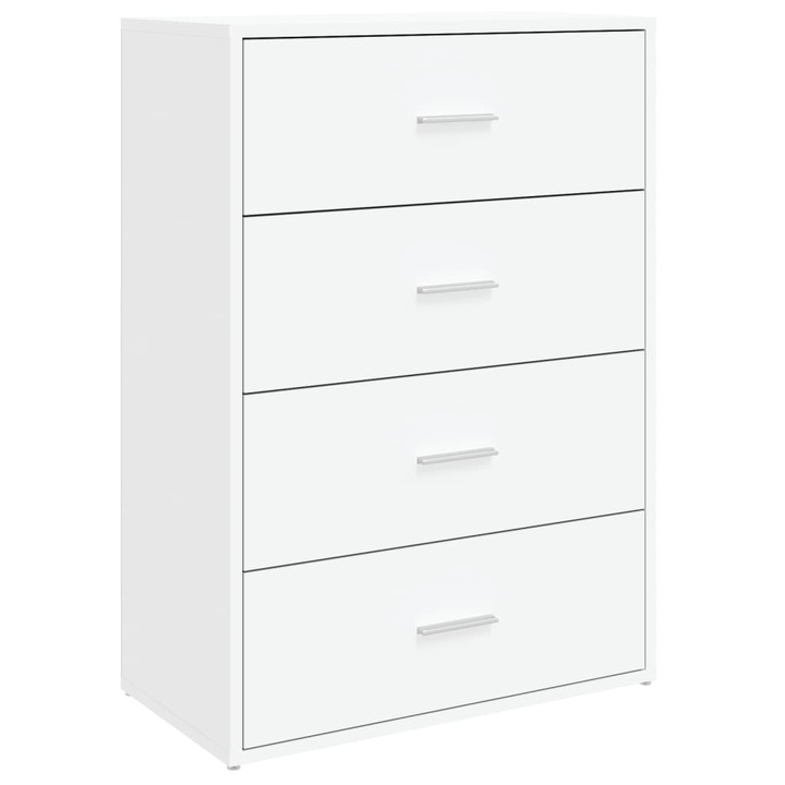 Servanta vidaXL, alb, 60x31x84 cm, lemn prelucrat, 22.7 Kg