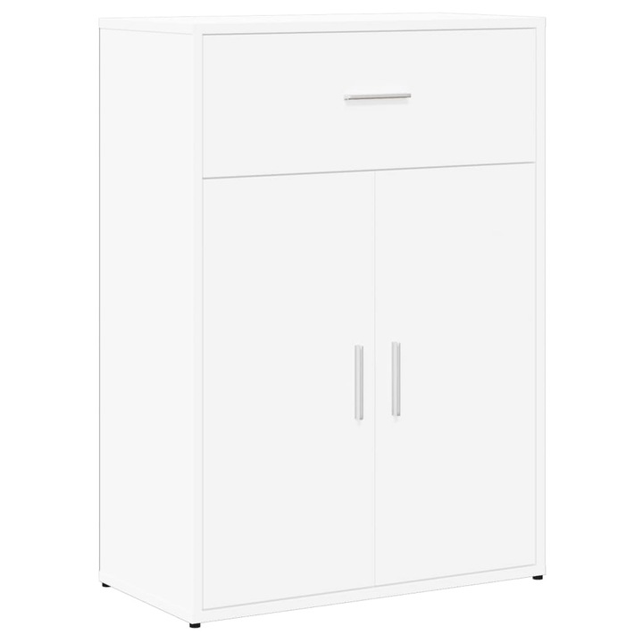 Servanta vidaXL, alb, 60x30x84 cm, lemn prelucrat, 20.2 Kg