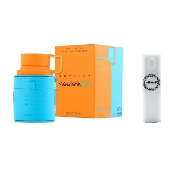 Eau de Parfum készlet, ARMAF ODYSSEY Mandarin Sky 100 ml férfiaknak újratölthető utazási készlettel 10 ml
