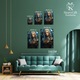 Tablou Canvas: Spiridus elegant Arta, Barbie, Frumusete, Blond, Lucrari de arta, Croiala costum, intuneric Pictura Digitala 100x70CM