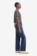 Levi's, Blugi cu nasturi 501® Original Fit, Albastru inchis, Bleumarin, W33-L32
