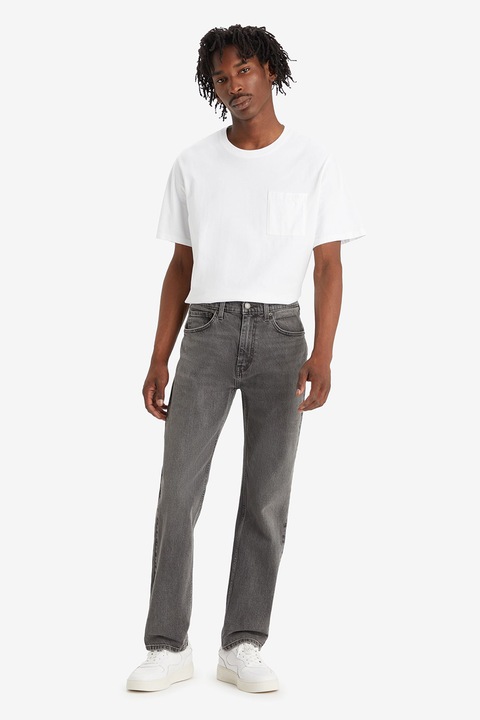 Levi's, Blugi regular fit 505, Gri, W36-L32
