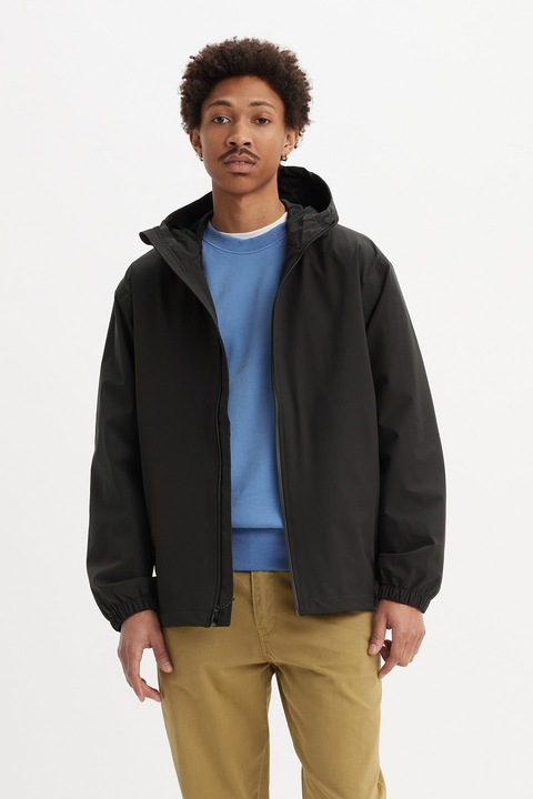 Levi's, Яке с качулка и цип, Черен