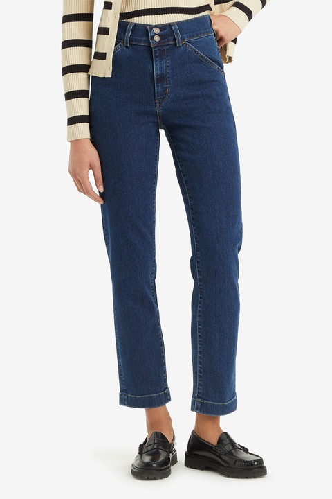 Levi's, Blugi drepti slim fit 724™, Bleumarin