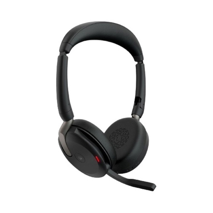 Слушалки с микрофон Jabra Evolve2 65 Flex Link380c MS Stereo, Черен