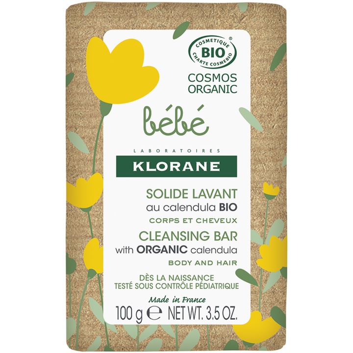 Сапун за бебета и деца BIO Klorane Bebe, 100 гр