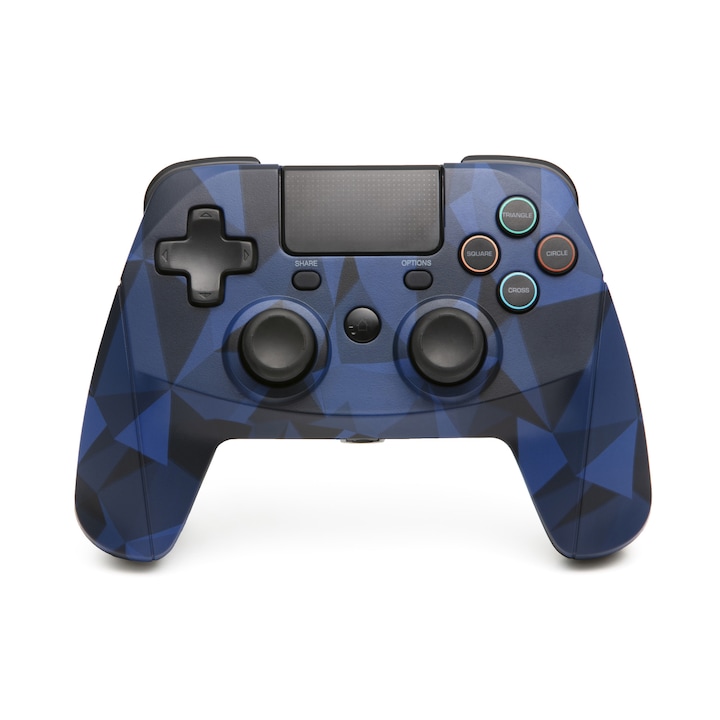 Snakebyte PS4 GamePad 4 S vezeték nélküli kontroller, Kék terepmintás