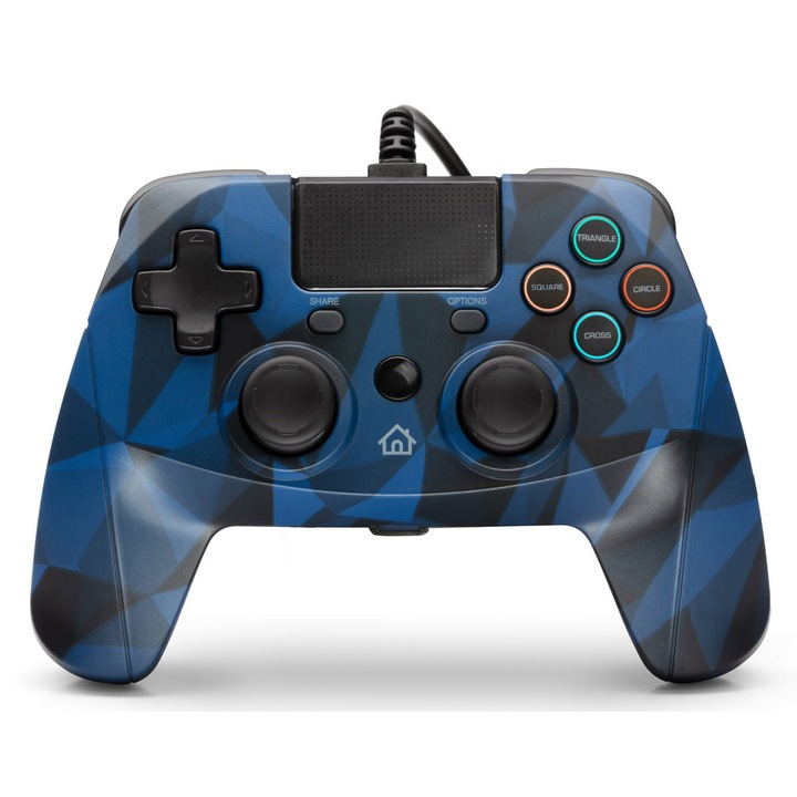 Snakebyte PS4 GamePad 4 S vezetékes kontroller, Kék terepmintás