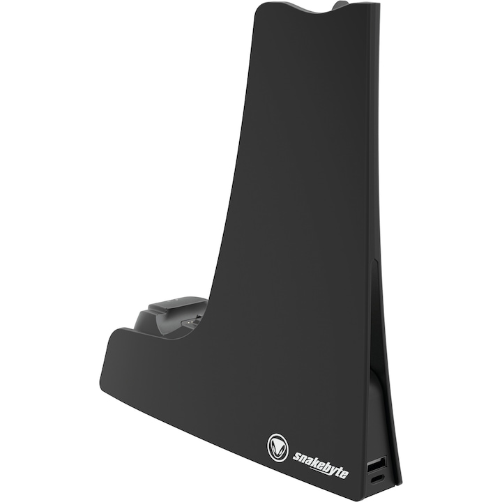 Snakebyte PS5 Dual Charge and Headset Stand 5 állvány, Fekete