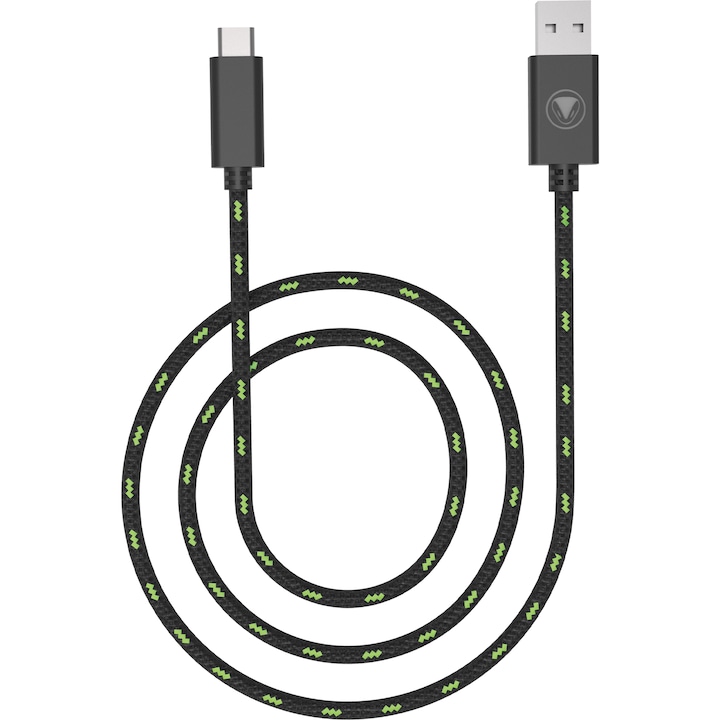 Snakebyte Xbox Series X USB SX hosszú töltőkábel, 3m, Zöld/Fekete