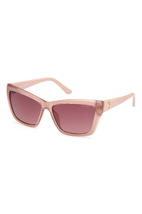 GUESS, Cat-eye napszemüveg, 55-14-135, Világosbézs