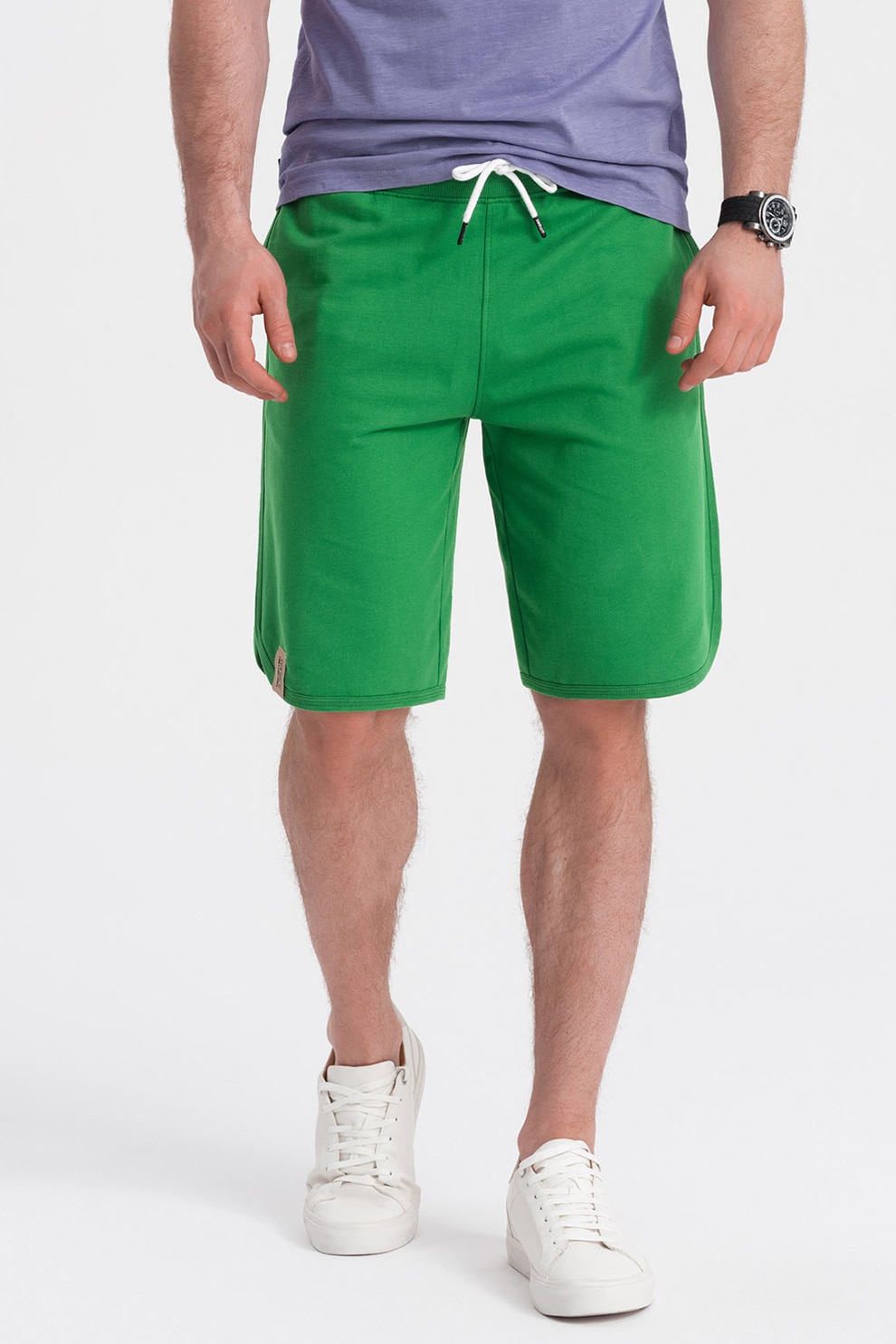 OMBRE, Bermude cu snur, Verde marin, S