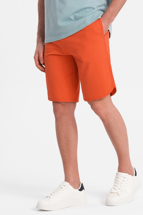 OMBRE, Bermude cu snur, Portocaliu mandarina
