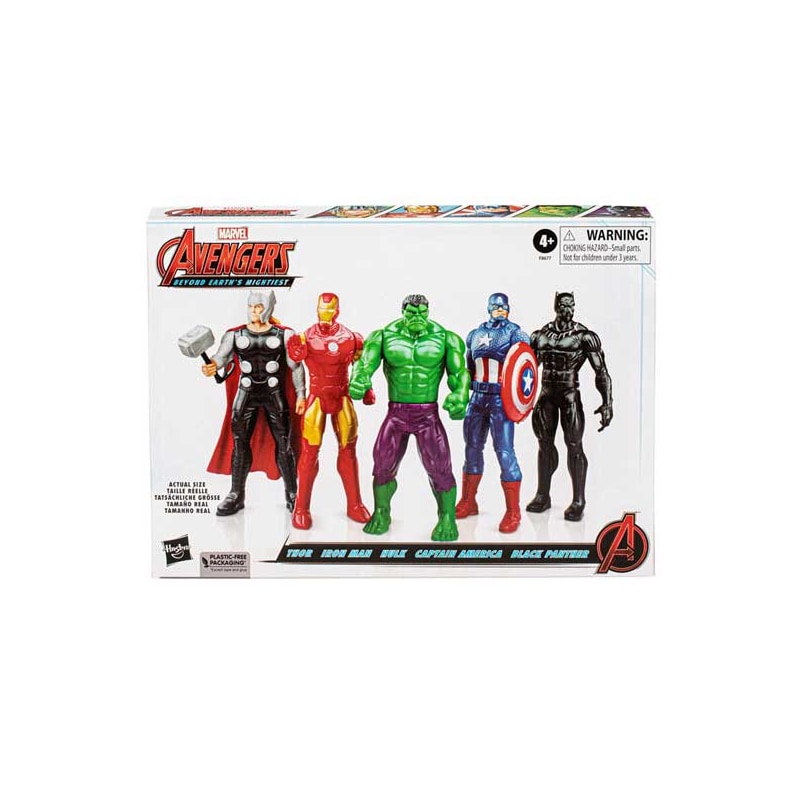 Set Figurine Hasbro Marvel Avengers, Thor/Iron Man/Hulk/Captain