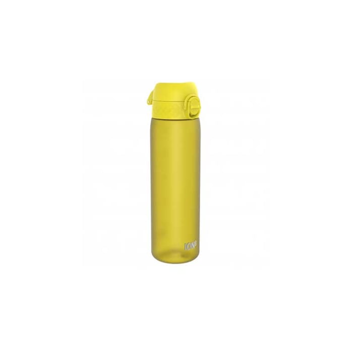 Ion8 Slim Kitrino бутилка, алуминий, отваряне с една ръка, прозрачна, жълта, 500 ml