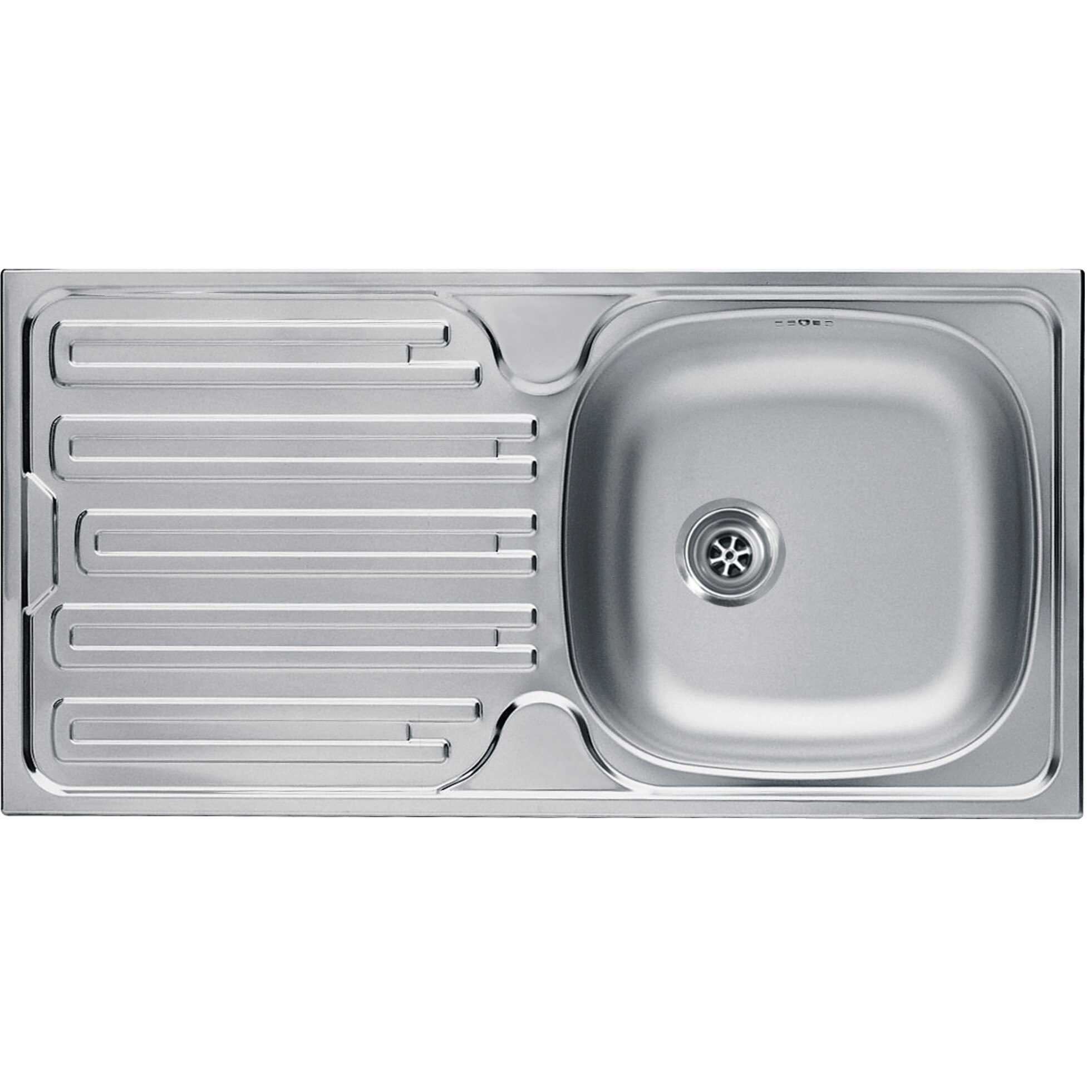 Chiuveta Franke CIN 611 picurator dreapta, inox lucios, 780x435mm