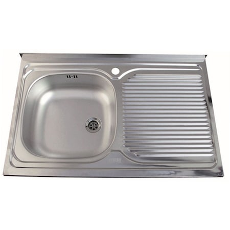 Chiuveta cu o cuva Franke SDN 711-87014132, Picurator pe dreapta, Pentru masca, Inox Satinat