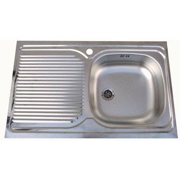 Chiuveta cu o cuva Franke SDN 711, picurator stanga, pentru masca, inox satinat, 800x500 mm Chiuveta cu o cuva Franke SDN 711, picurator stanga, pentru masca, inox satinat, 800x500 mm