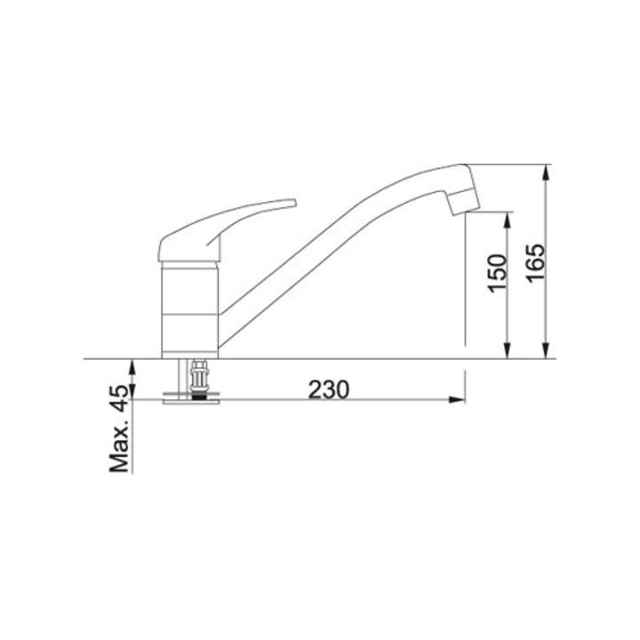 Franke ONX 611 mosogatótálca + Franke TURCHESE konyhai mosogató csaptelep, Jobb felöli csepegtető, Rozsdamentes acél