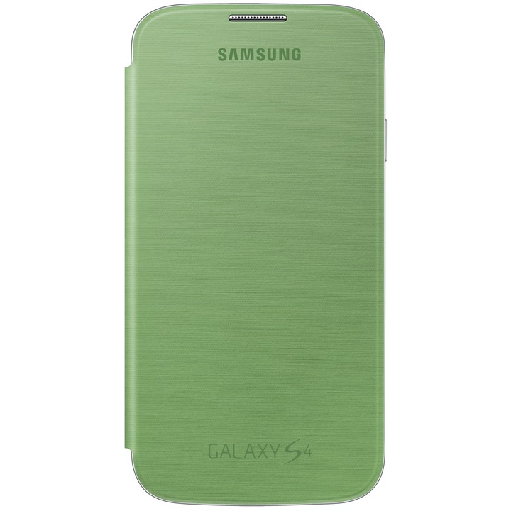 Калъф Samsung Flip Cover EF-FI950BGEGWW за Galaxy S4, Зелен