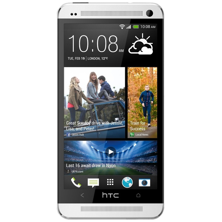 HTC One mobiltelefon, Kártyafüggetlen, Dual SIM, Ezüstszürke