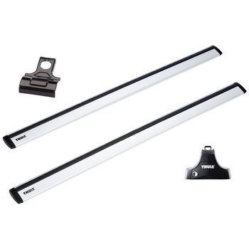 Kit bare transversale THULE WingBar 1270 mm pentru SKODA Octavia II, Hatchback 04-08, 09-12,suport talpa portbagaj si kit de prindere integrate Kit bare transversale THULE WingBar 1270 mm pentru SKODA Octavia II, Hatchback 04-08, 09-12,suport talpa portbagaj si kit de prindere integrate