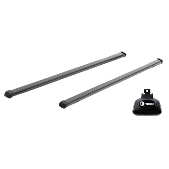 Kit bare transversale THULE 1080 mm, pachet de 2 buc. pentru VOLKSWAGEN Golf IV Variant, Combi 99-07, suport talpa portbagaj integrat Kit bare transversale THULE 1080 mm, pachet de 2 buc. pentru VOLKSWAGEN Golf IV Variant, Combi 99-07, suport talpa portbagaj integrat