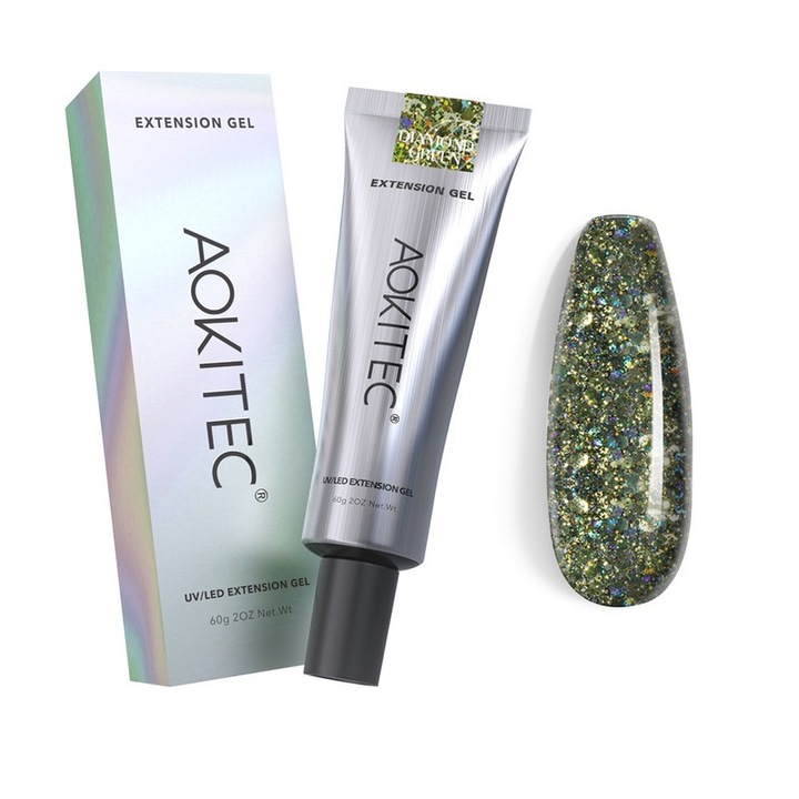 AOKITEC körömhosszabbító gél, 60ml, többszínű