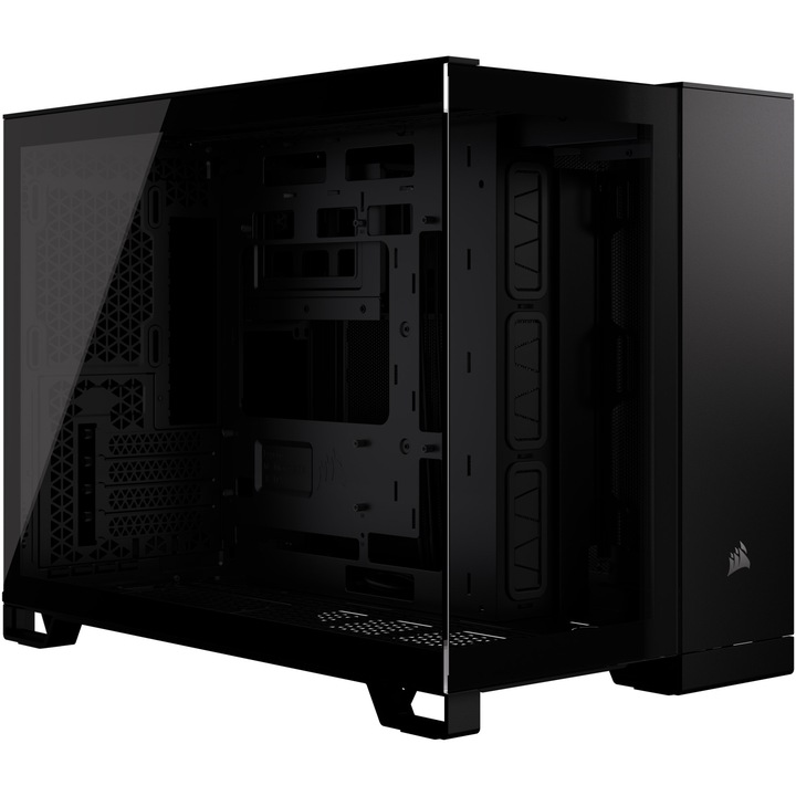 Компютърна кутия Dual chamber CORSAIR CORSAIR 2500X Micro ATX, Черен