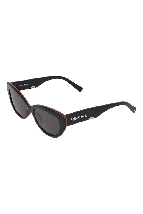 STING, Слънчеви очила Cat-Eye с плътни стъкла, 53-19-140, Канелено кафяво/Антрацитно сиво/Черен