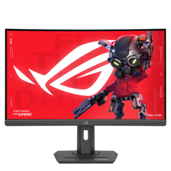 Monitor gaming curbat ASUS ROG Strix XG27WCS 27" Fast VA, WLED, 1500R, QHD, 16:9, 180Hz, 400cd/m2, 1ms, HDMI, DP, USB-C, alb