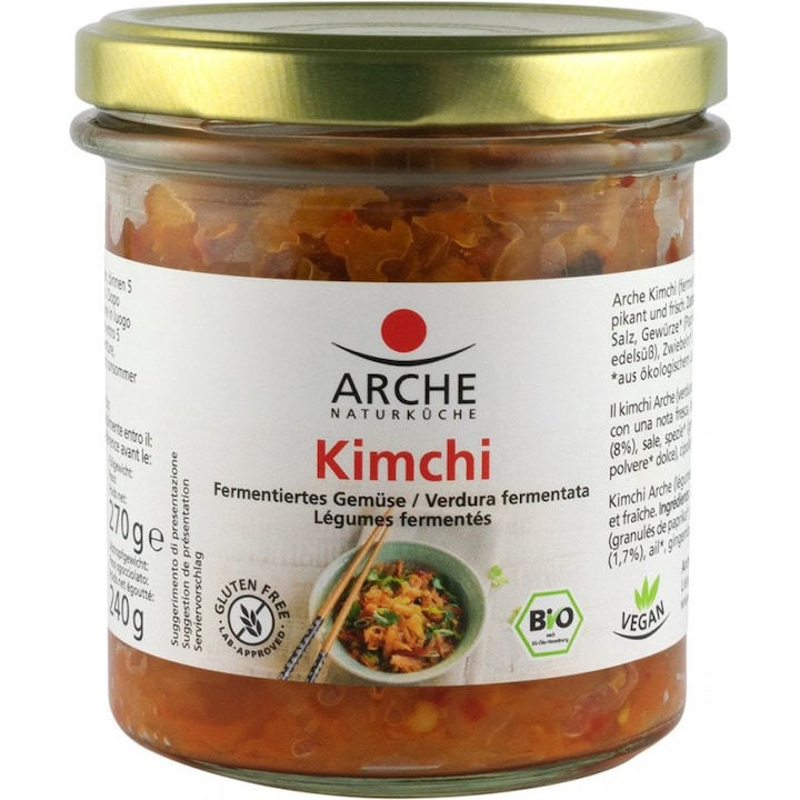 Organikus kimchi, 270g / 240g Arche